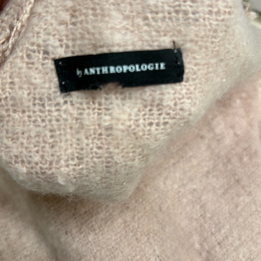 Pink blanket scarf
